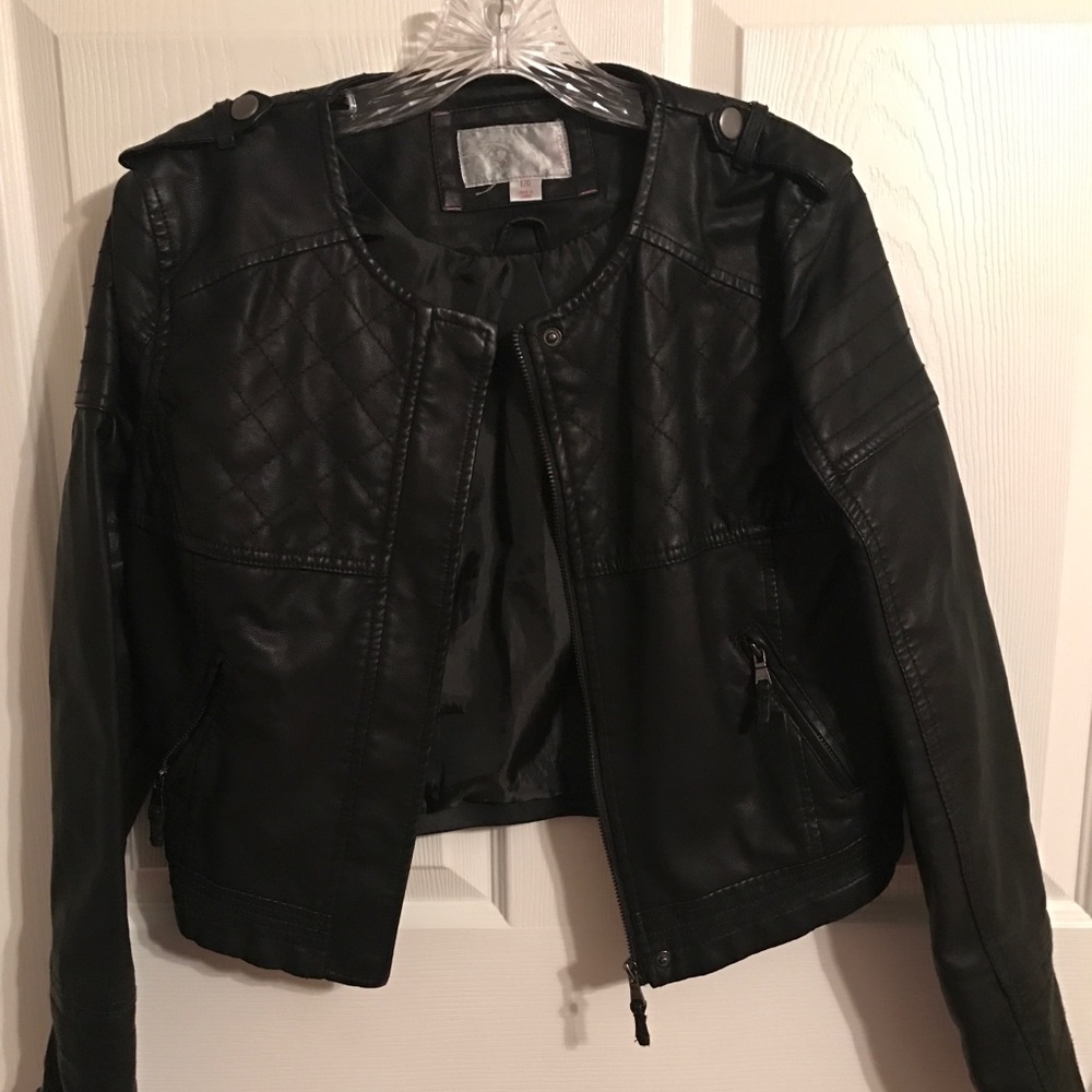 Faux Leather Jacket